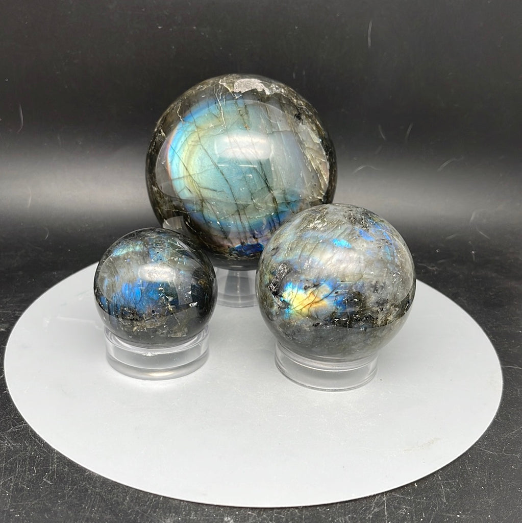 Labradorite Spheres - Grade A - Natural Collective LLC