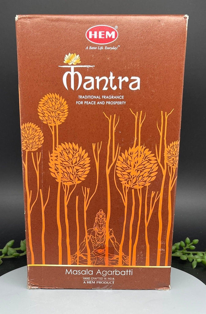 HEM - Mantra Incense Sticks - 15 g - Natural Collective LLC
