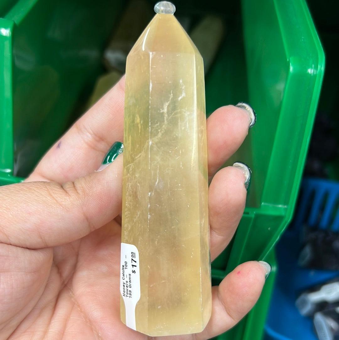 Honey Calcite Towers - Natural Collective LLC
