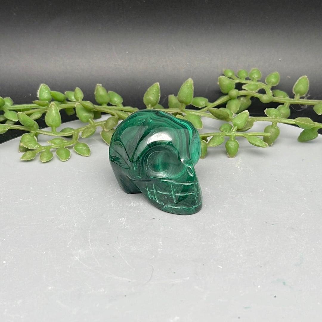 Malachite Skull - 3.2 oz - Natural Collective LLC