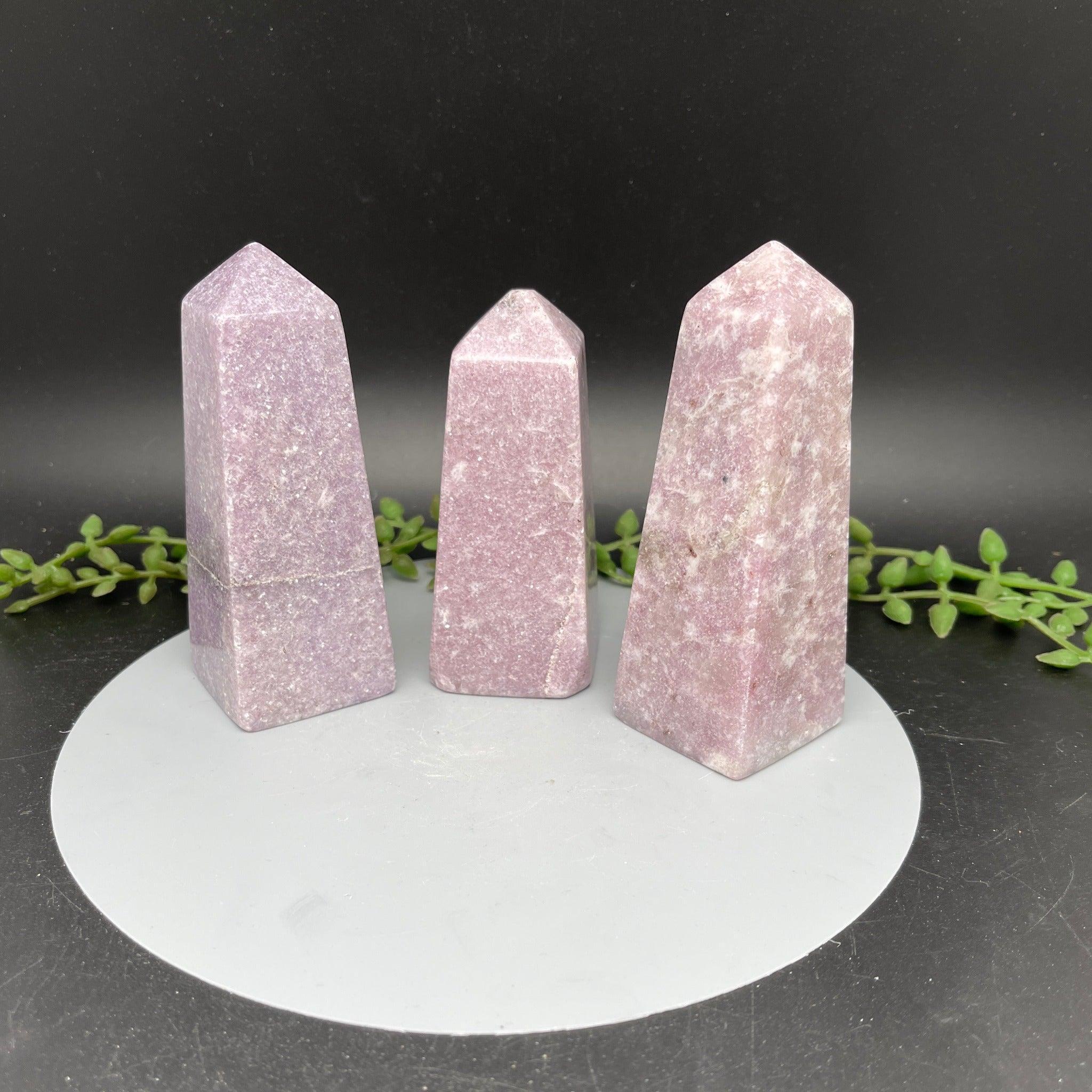 Large Lepidolite Towers - Natural Collective LLC