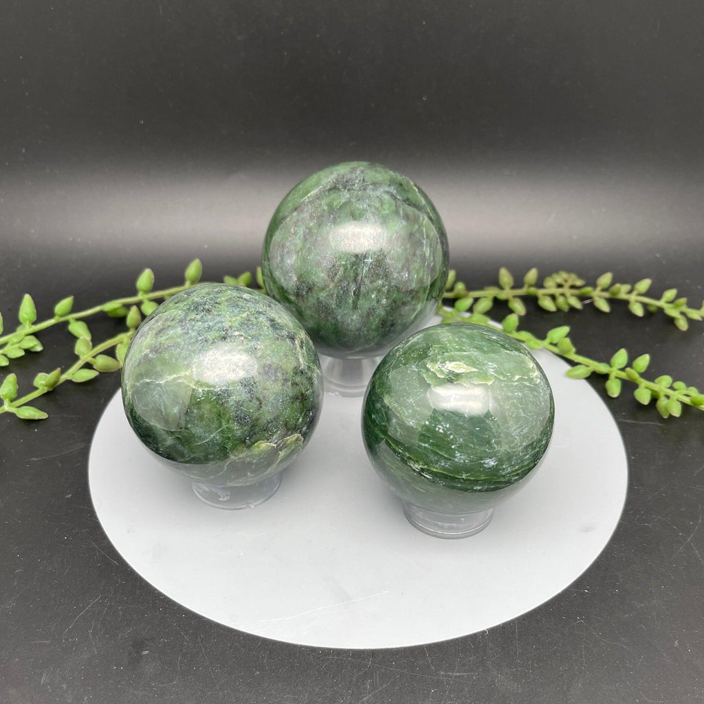 Nephrite Jade Spheres - Natural Collective LLC