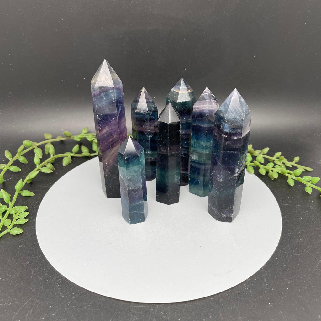 Rainbow Fluorite Towers - Natural Collective LLC