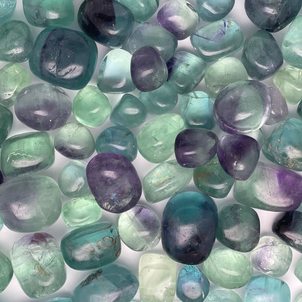 Tumbled Rainbow Fluorite - Natural Collective LLC