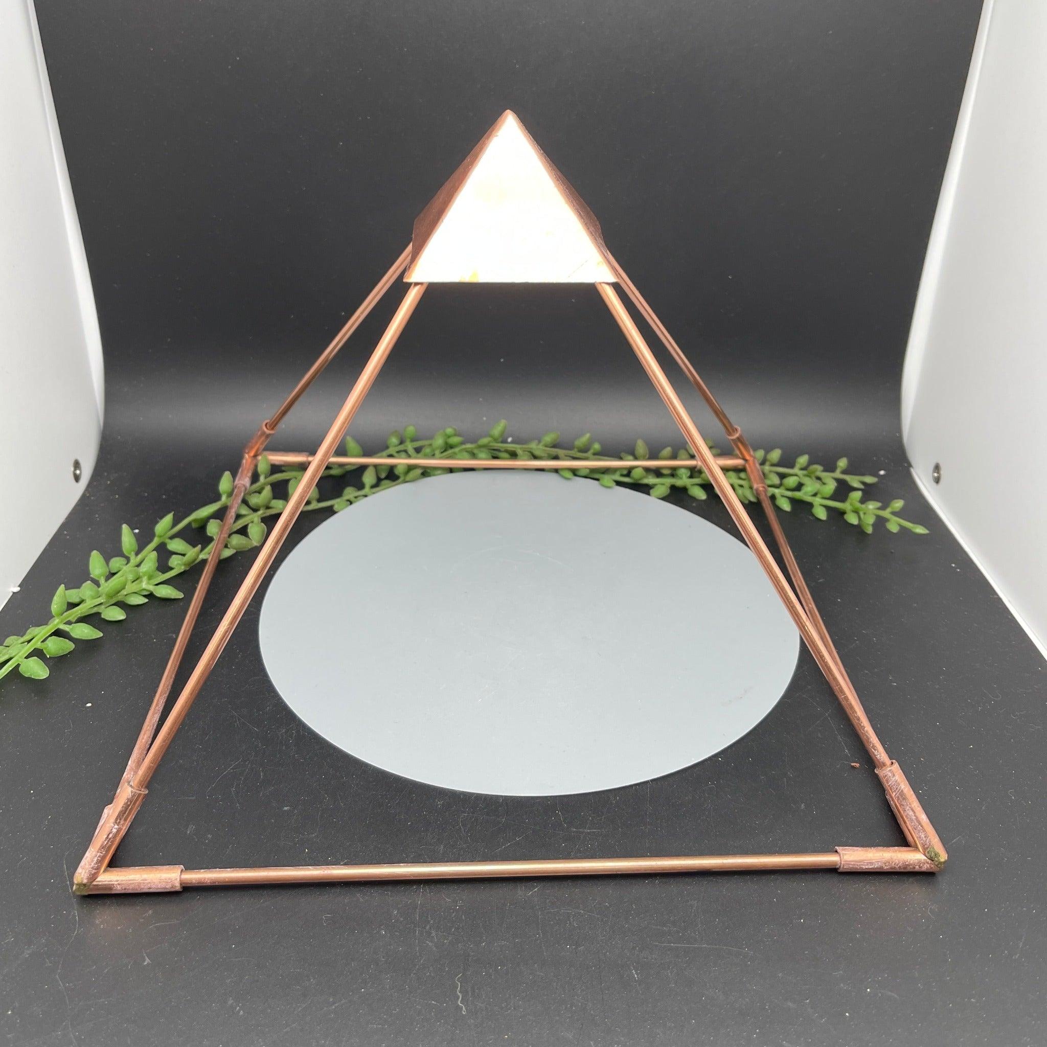 Copper 9 Inch Pyramid