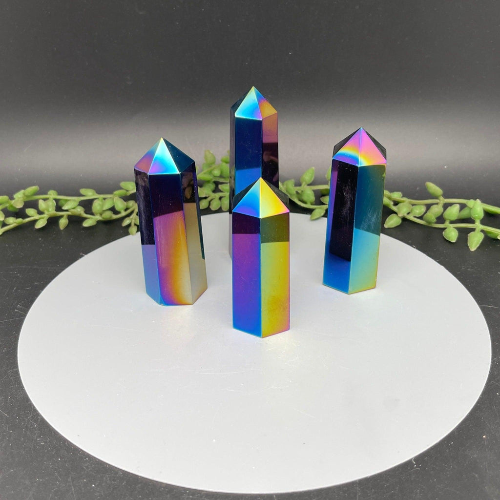 Blue Aura Obsidian Towers - Natural Collective LLC