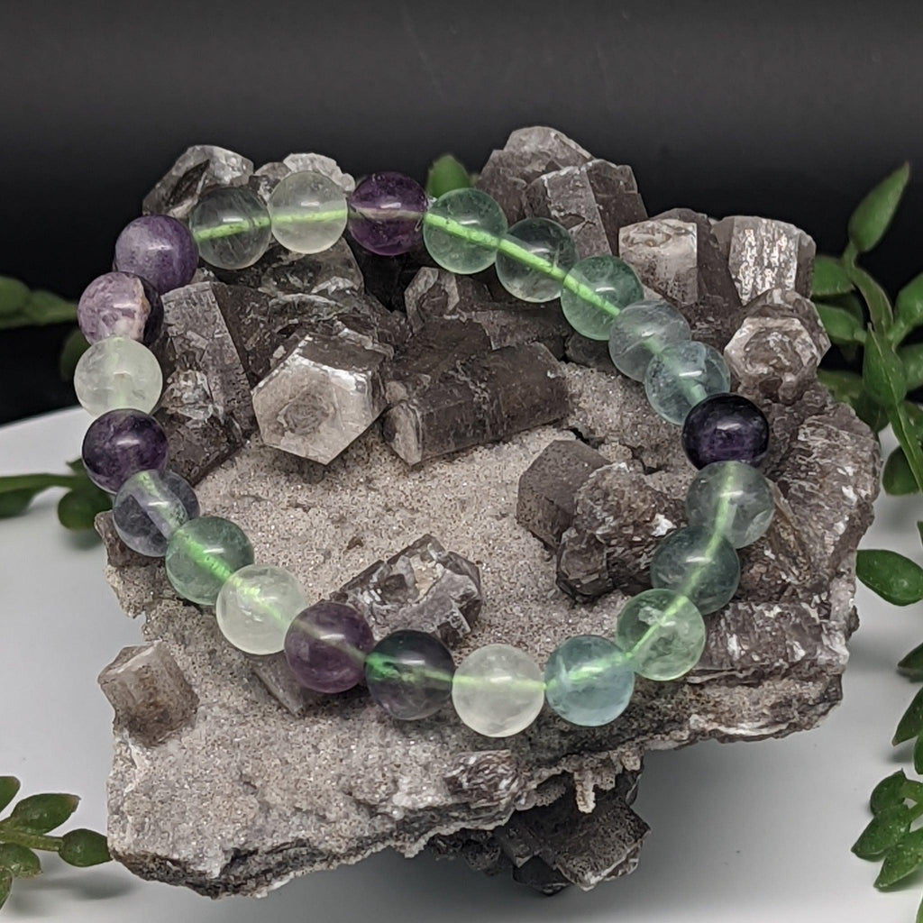 Bracelets - Rainbow Fluorite - Natural Collective LLC