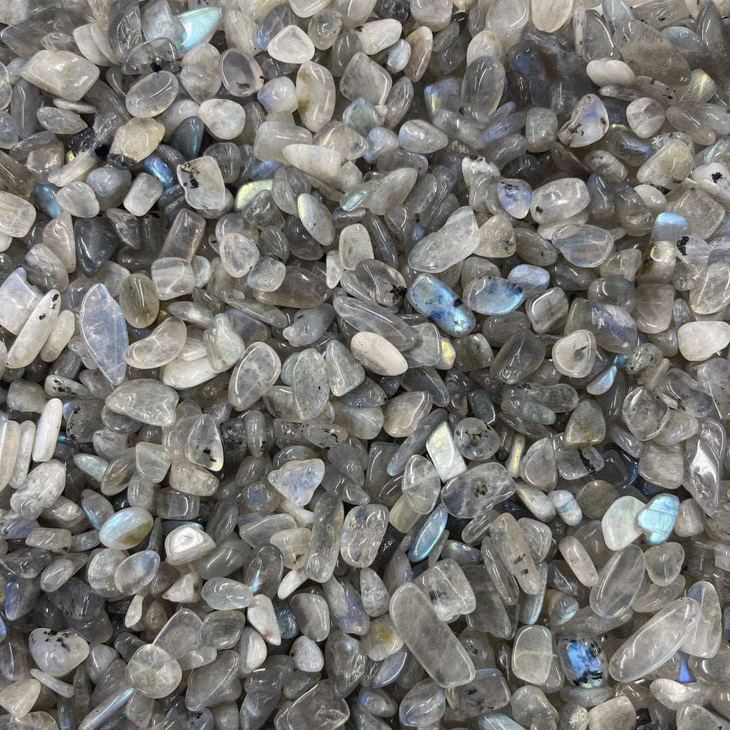 Gray Moonstone Chips - Natural Collective LLC