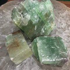 Green Calcite Roughs - Natural Collective LLC