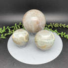 Green Moonstone (Garnierite) Spheres - Natural Collective LLC