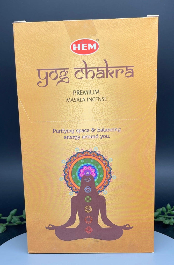 HEM - Yog Chakra Stick Incense - 15 g - Natural Collective LLC
