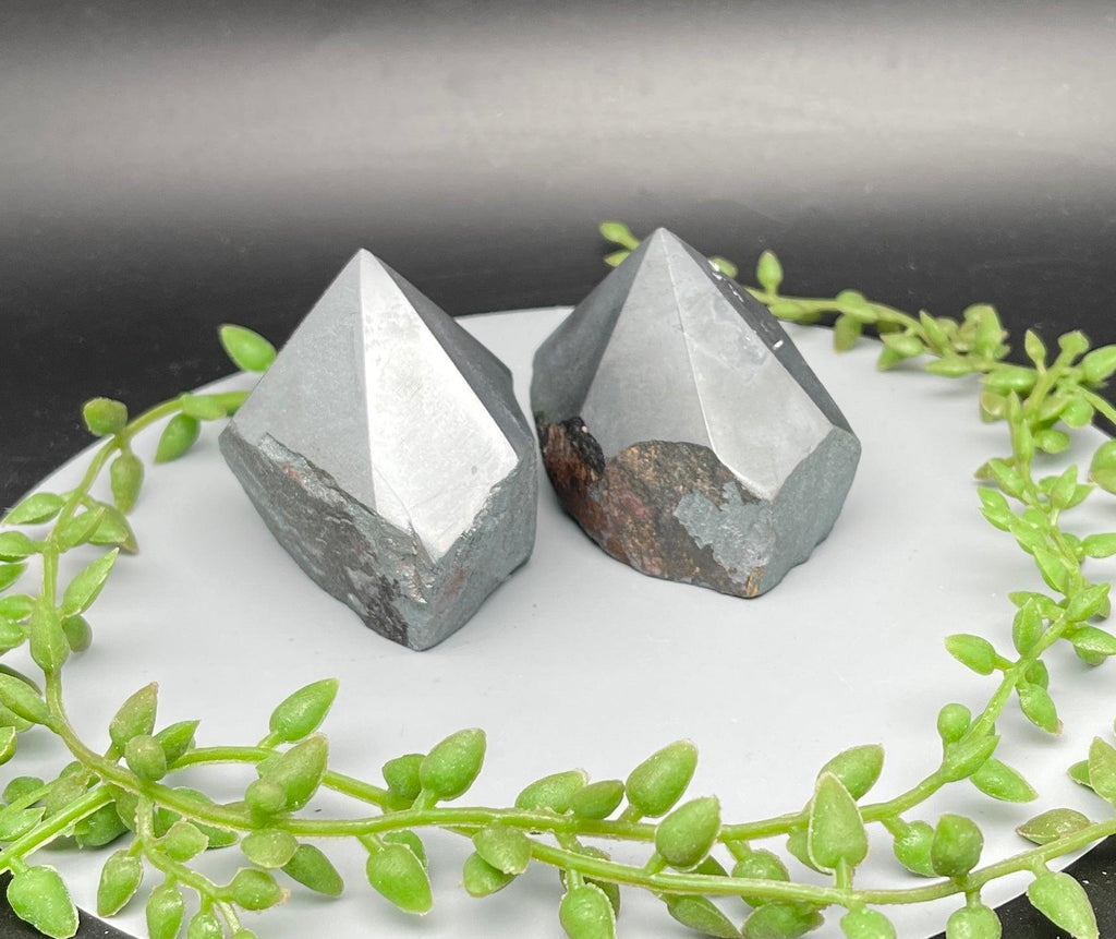 Hematite Polished Tops - Natural Collective LLC