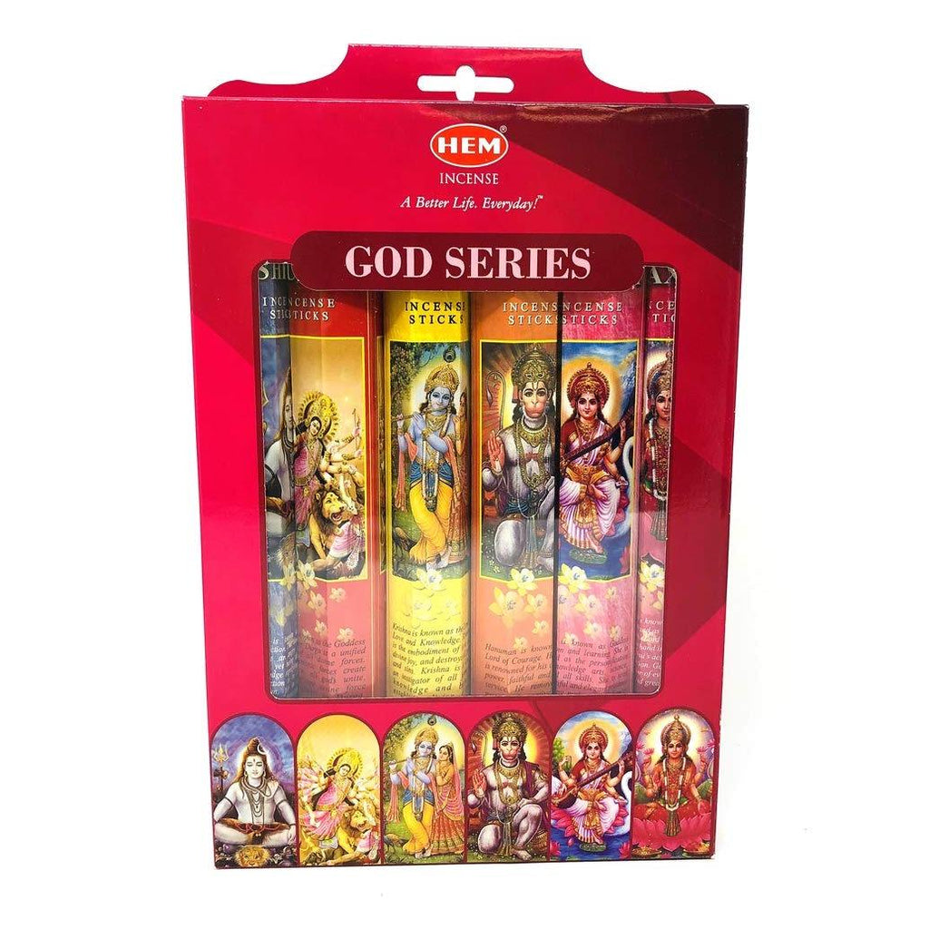 HEM God Series Incense Sticks Gift Pack - Natural Collective LLC