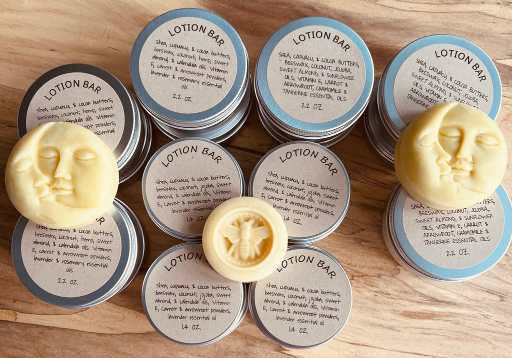 Lavender & Rosemary Lotion Bars - Sun/Moon - Natural Collective LLC