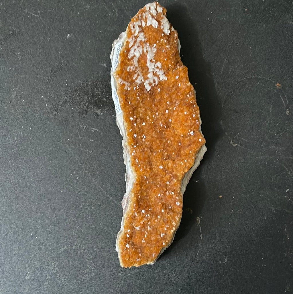Heat treated Amethyst Druzy with Calcite - Natural Collective LLC