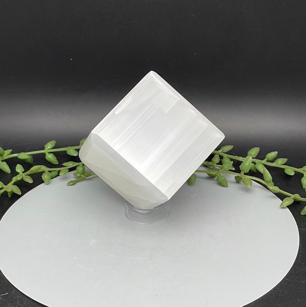 Selenite Cube - Natural Collective LLC