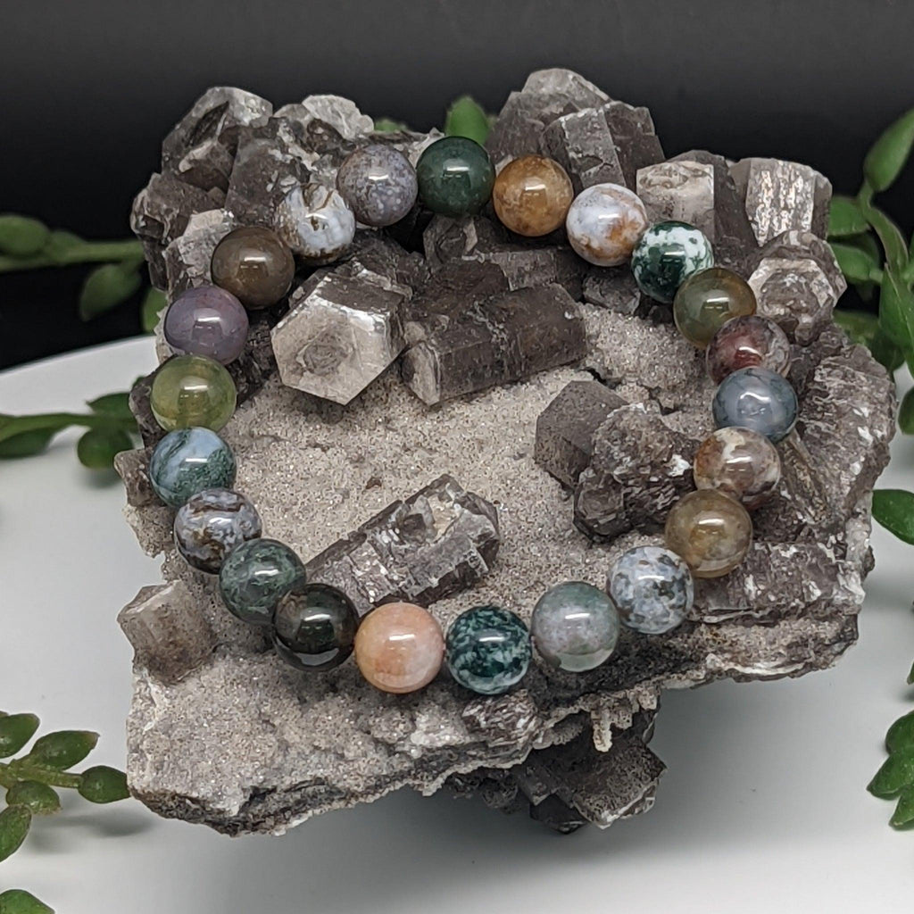 Bracelets - Indian Agate - Natural Collective LLC