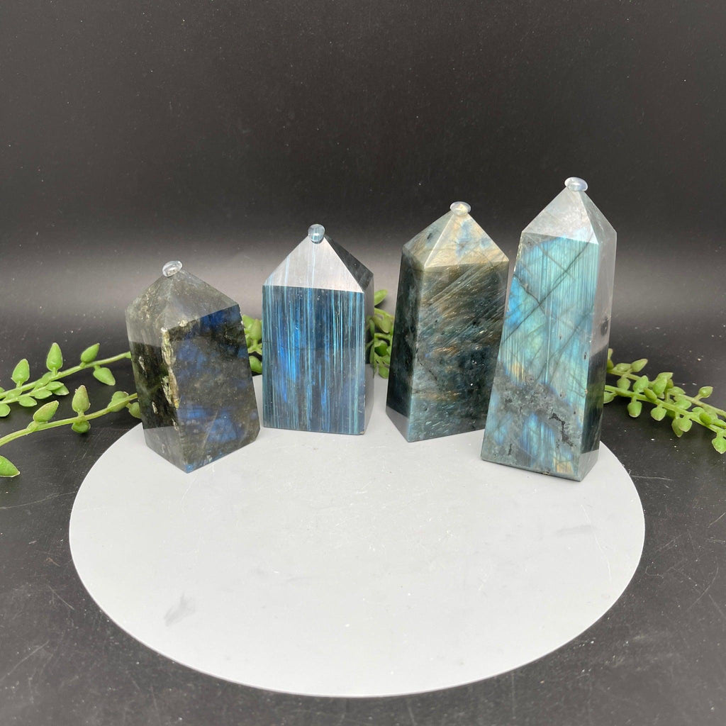Labradorite Towers - 4 sided - Natural Collective LLC