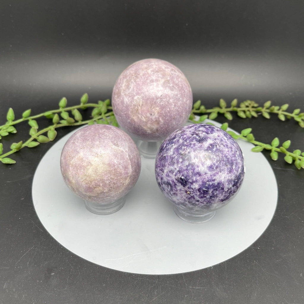 Lepidolite Spheres - Natural Collective LLC