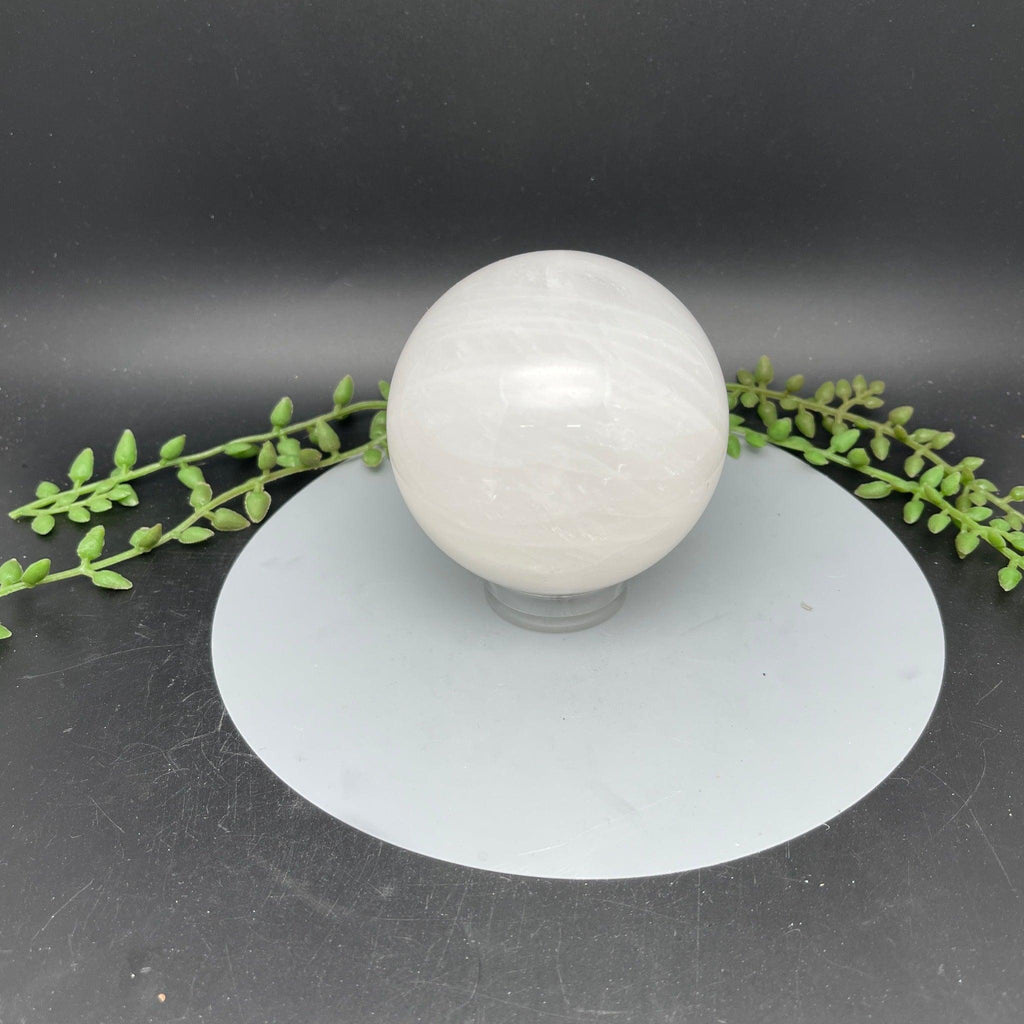 Milky Quartz Sphere - 0.910 kg - Natural Collective LLC
