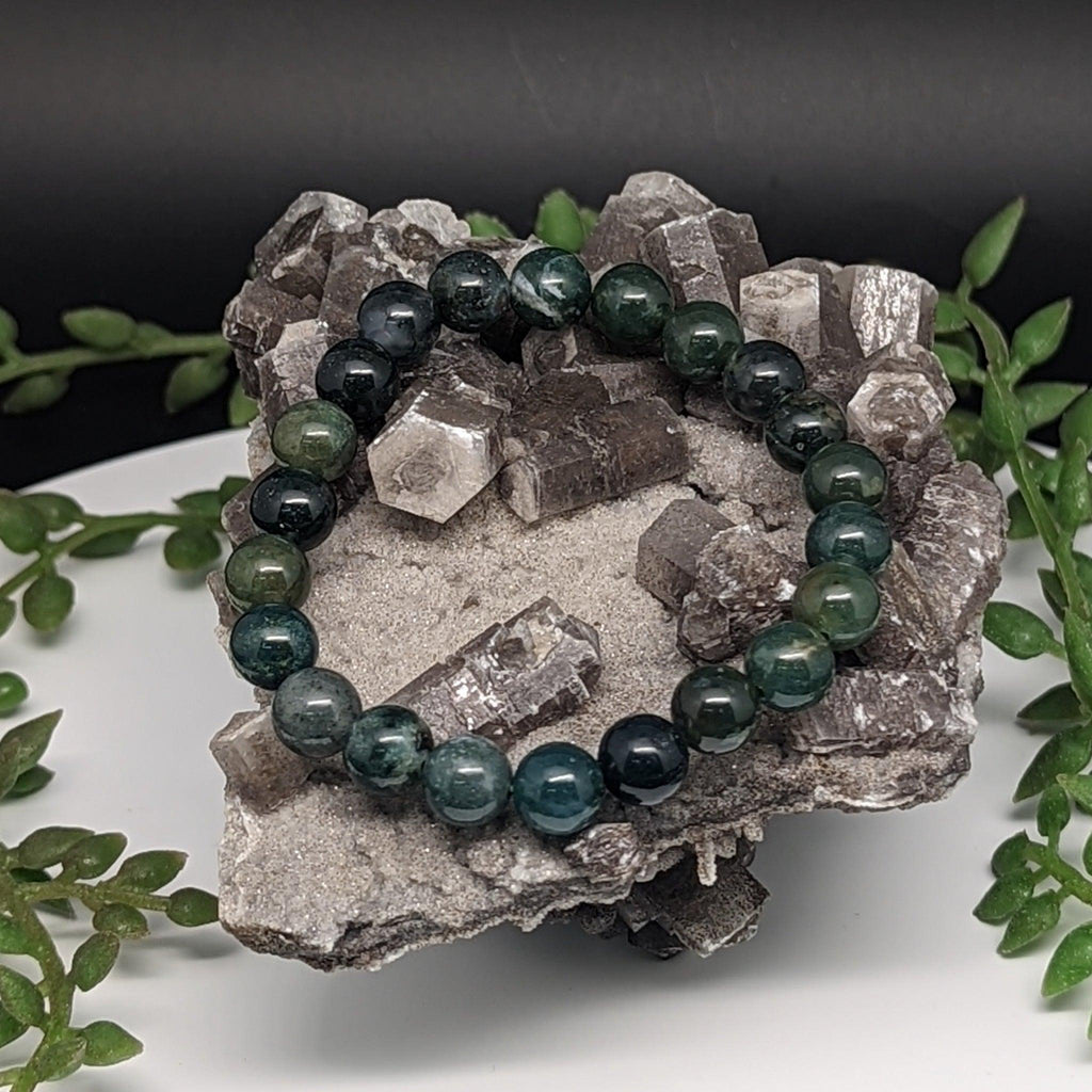 Bracelets - Moss Agate - Natural Collective LLC