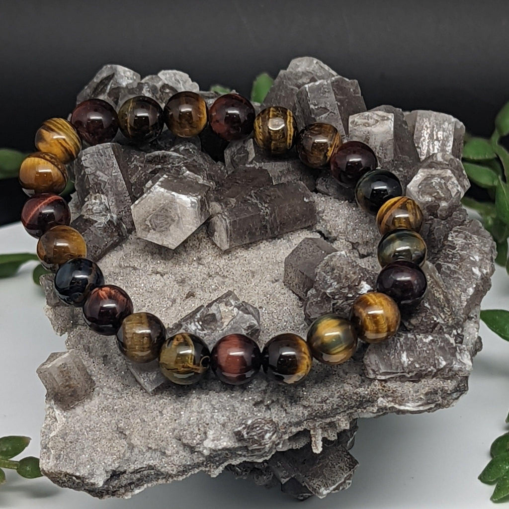 Bracelets - Multi Color Tigers Eye - Natural Collective LLC