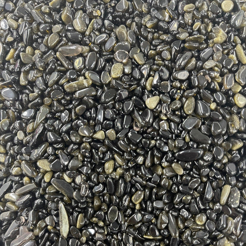 Golden Obsidian Sheen Chips - Natural Collective LLC