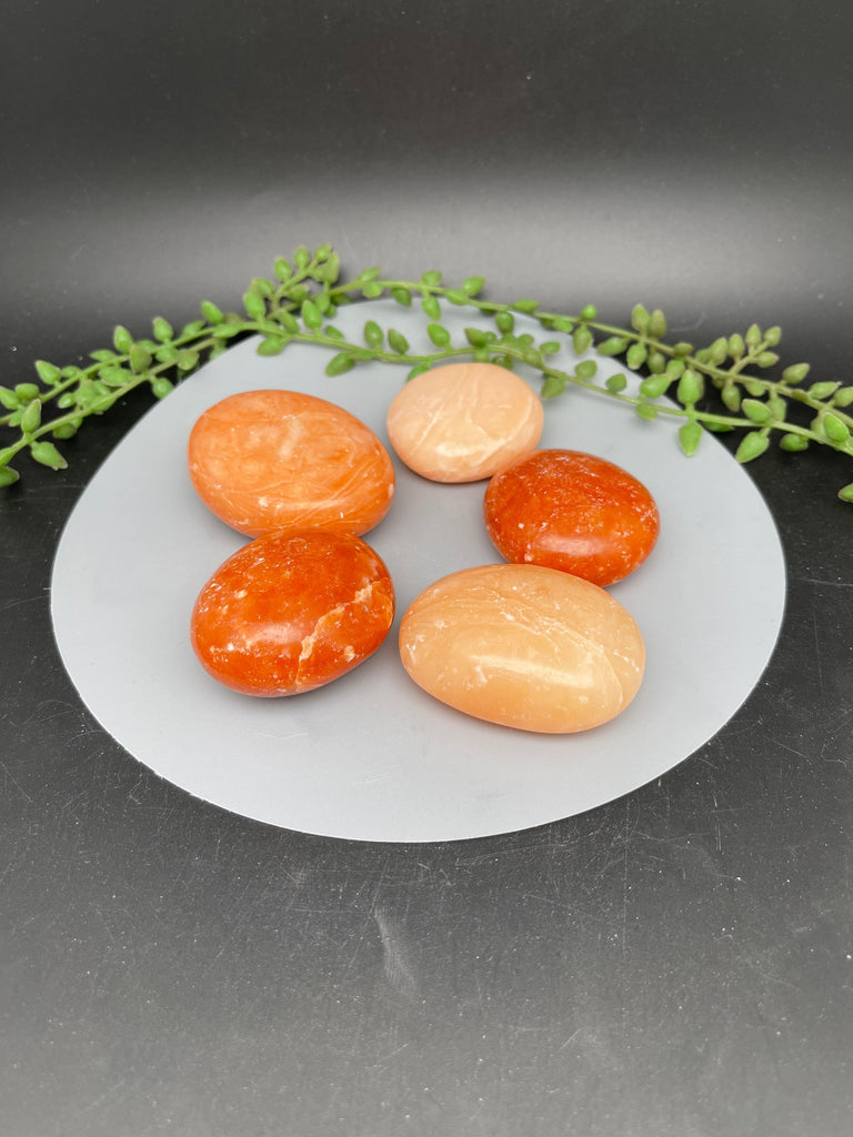 Orange Calcite Palms - Natural Collective LLC