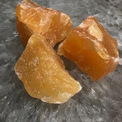 Orange Calcite Roughs - Natural Collective LLC