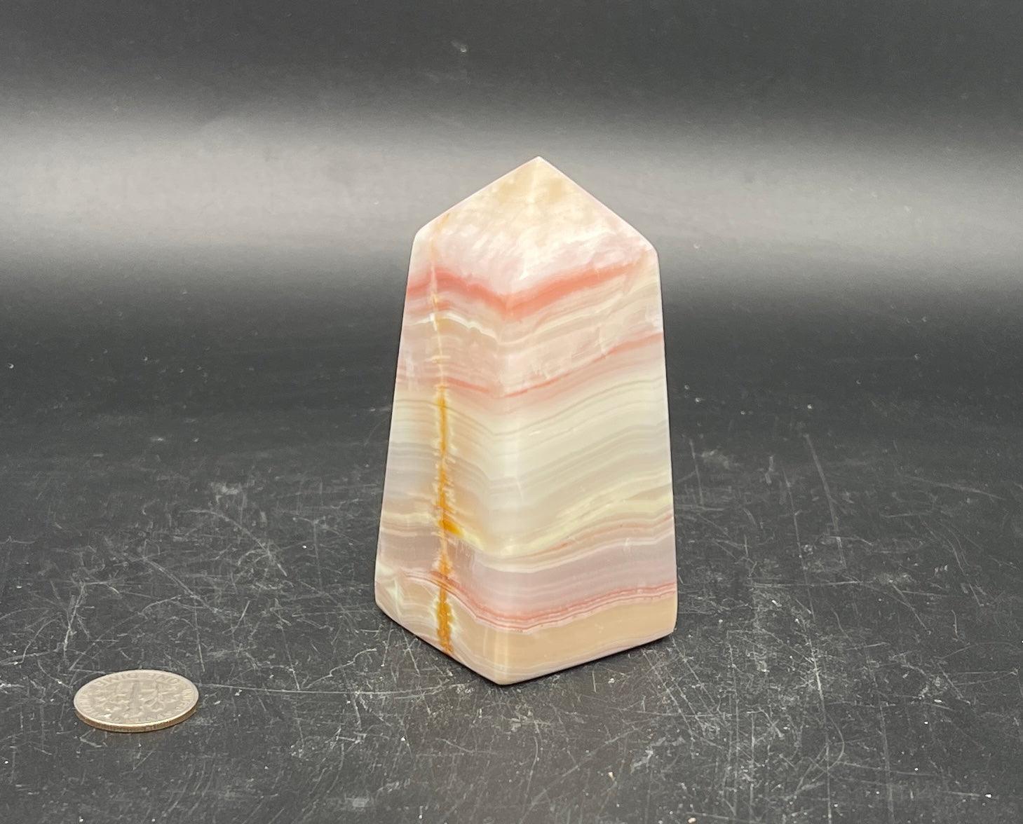 Pink Banded Calcite Towers - Natural Collective LLC