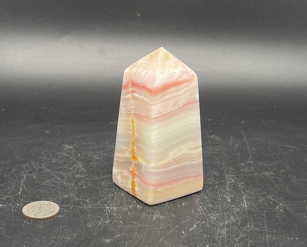 Pink Banded Calcite Towers - Natural Collective LLC