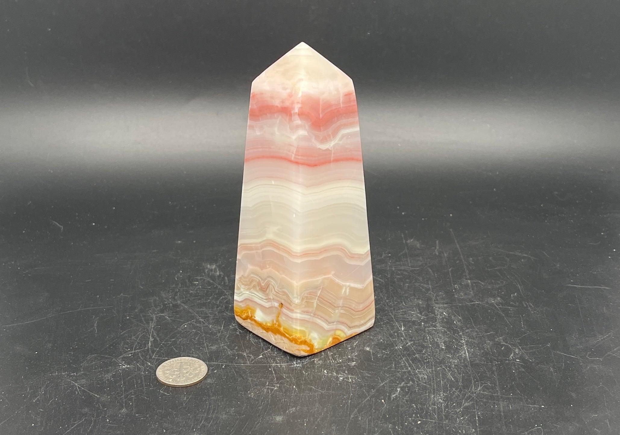 Pink Banded Calcite Towers - Natural Collective LLC