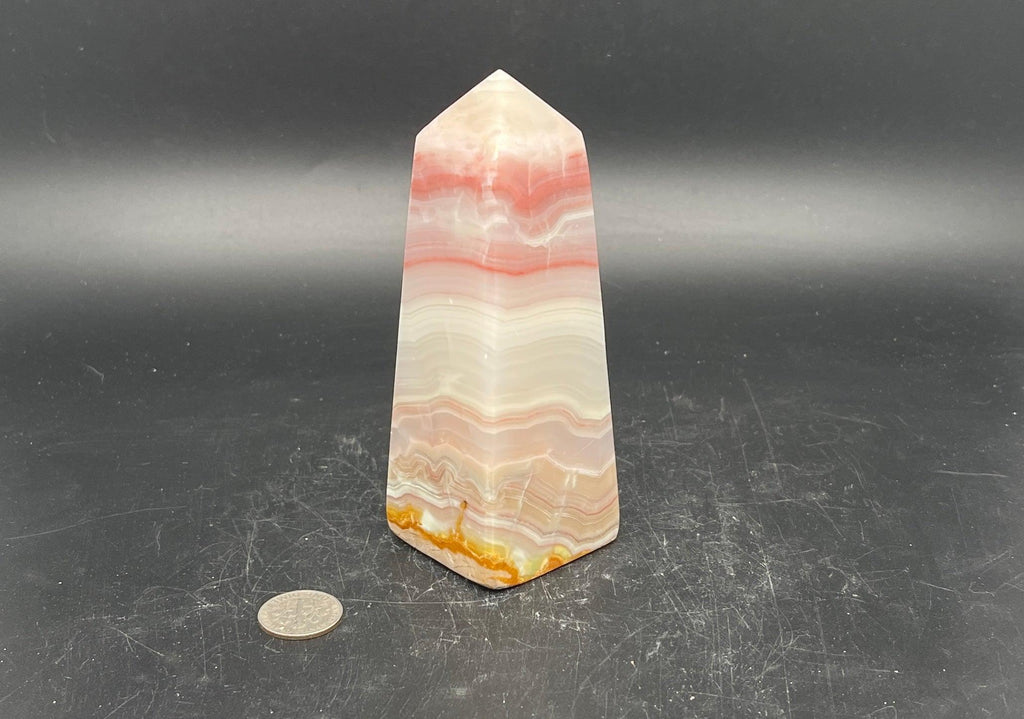 Pink Banded Calcite Towers - Natural Collective LLC