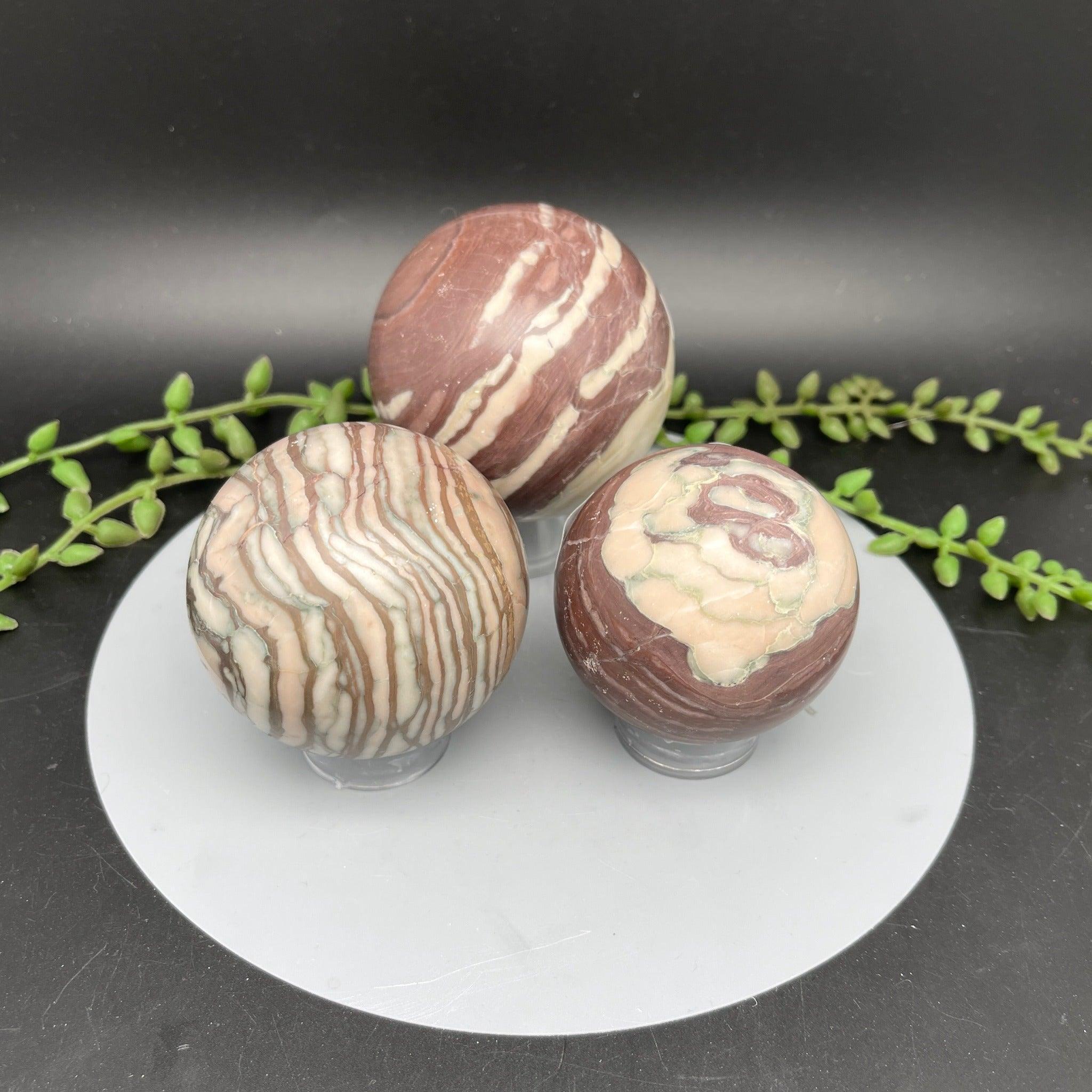 Red Zebra Jasper Spheres - Natural Collective LLC
