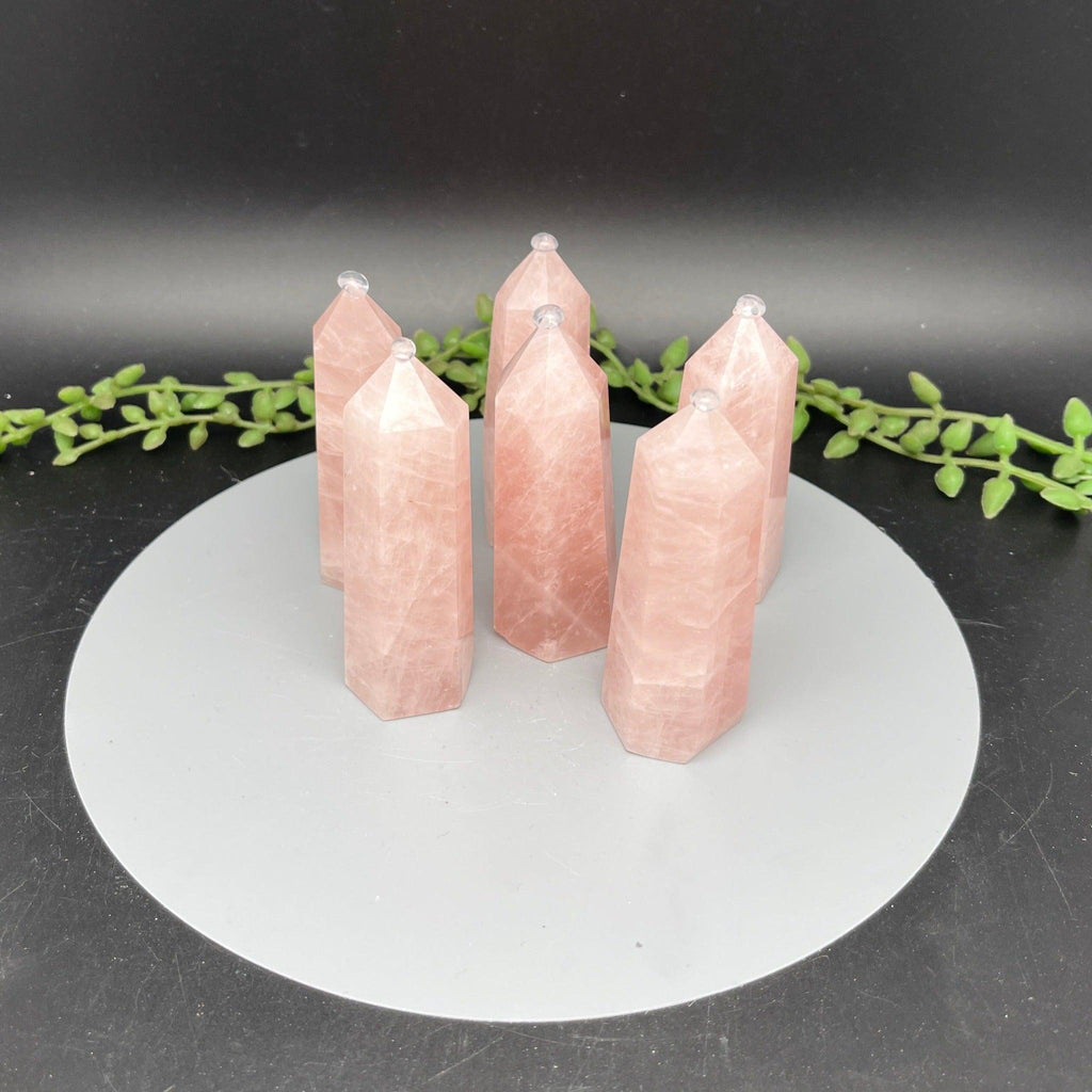 Rose Quartz Towers - Natural Collective LLC