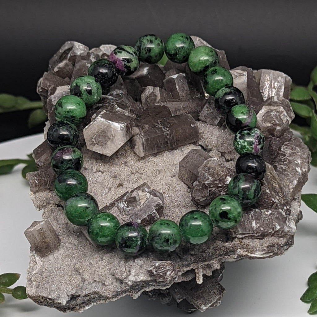 Bracelets - Ruby in Zoisite - Natural Collective LLC