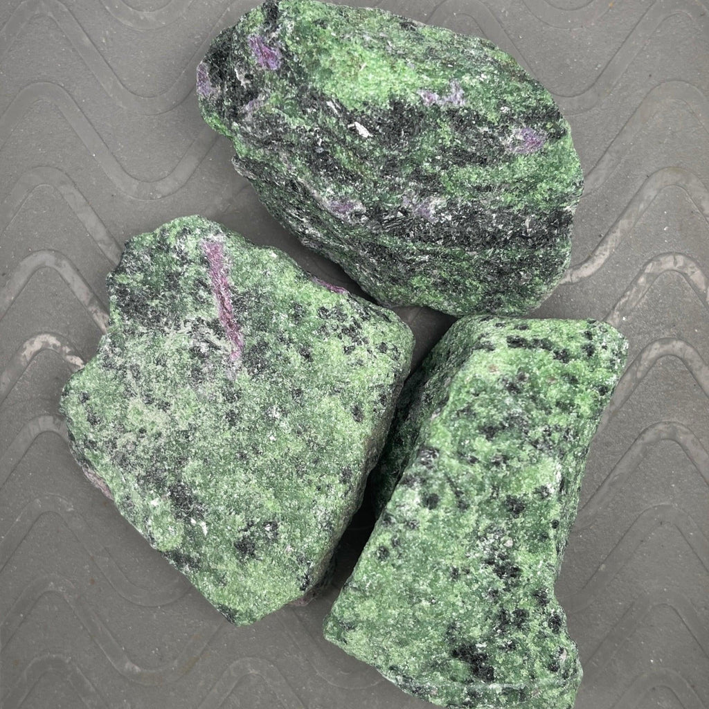 Ruby in Zoisite Roughs - Natural Collective LLC
