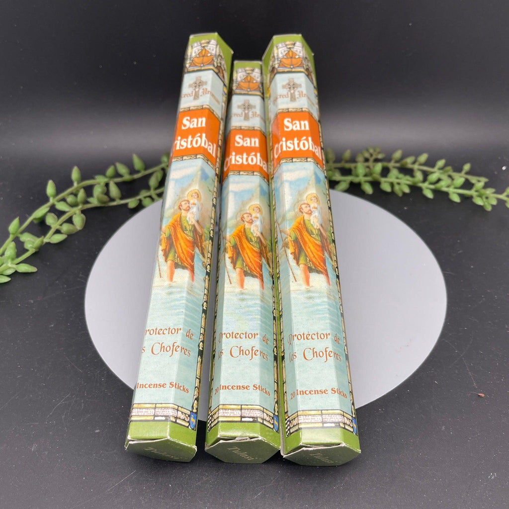 Saint Cristobal Tulasi Incense Sticks - Natural Collective LLC