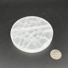 Selenite - Charging Plate - Round - Natural Collective LLC