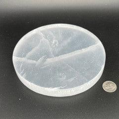Selenite - Charging Plate - Round - Natural Collective LLC