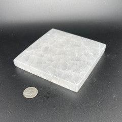 Selenite - Charging Plate - Square - Natural Collective LLC