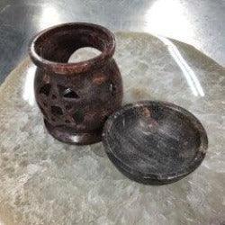 Soapstone Oil/Wax Burner - 2.5" - Natural Collective LLC