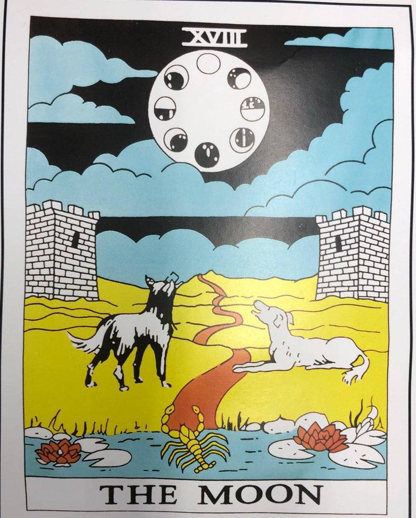 Tapestry - Tarot - The Moon - Natural Collective LLC