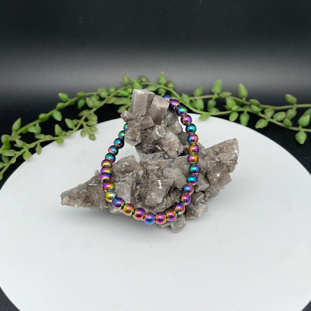 Bracelets - Rainbow Hematite - Natural Collective LLC