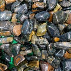 Blue Tigers Eye Tumbles - Natural Collective LLC