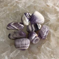 Chevron Amethyst Tumbles - Natural Collective LLC