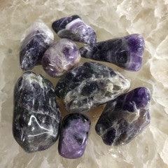 Chevron Amethyst Tumbles - Natural Collective LLC