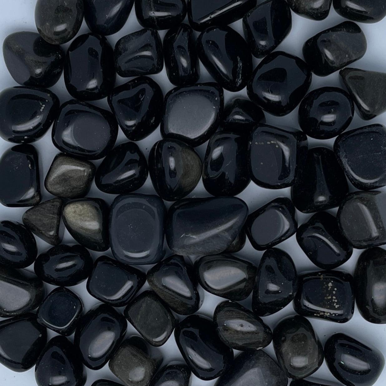 Obsidian Sheen Tumbles - Natural Collective LLC