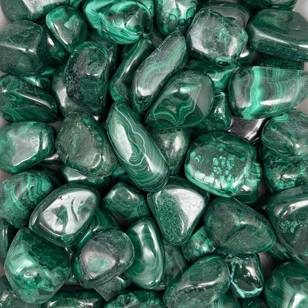 Tumbled Malachite - Natural Collective LLC