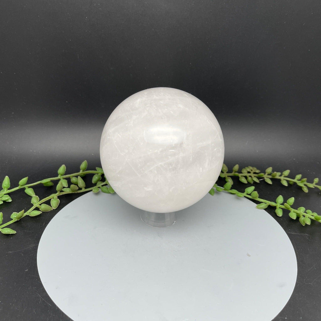 White Calcite Spheres - Natural Collective LLC